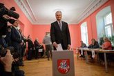 Foto: Nauseda busca la reelección en la primera vuelta de las presidenciales en Lituania