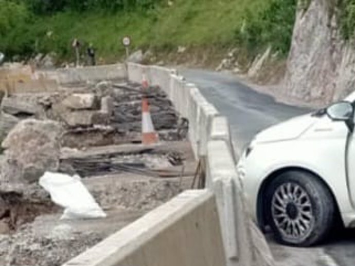 Accidente en el Desfiladero de La Hermida