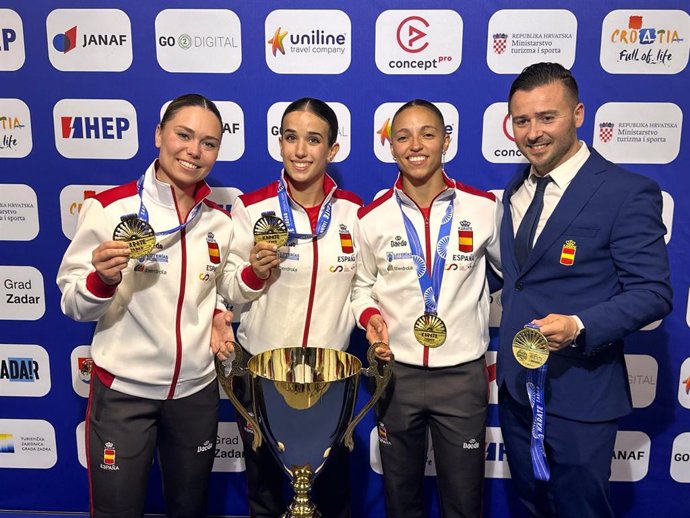 El equipo español femenino de kata se proclama campeón de Europa
