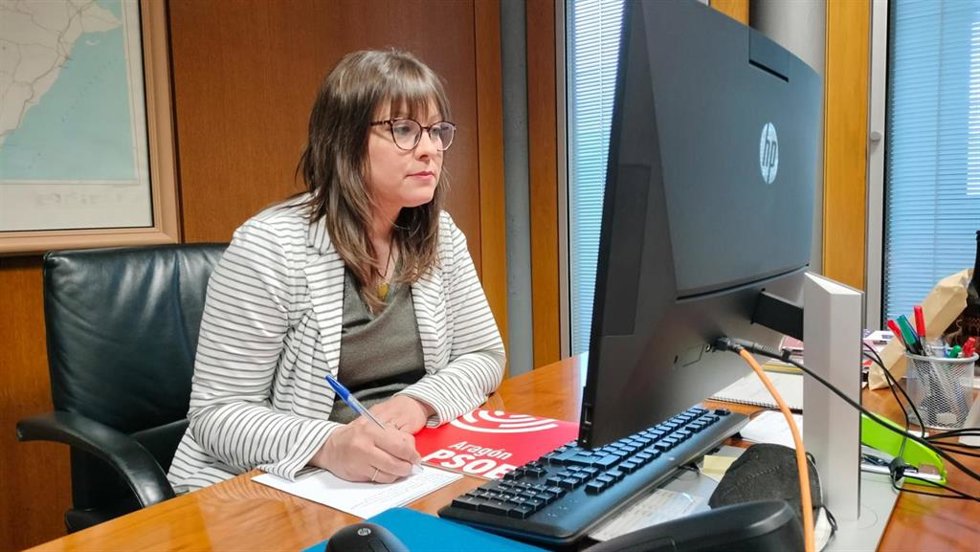La diputada del PSOE por la provincia de Teruel en las Cortes de Aragón, María Carmen Soler.