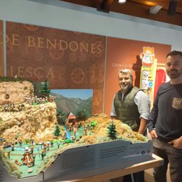 Recreación de la batalla de Covadonga con Playmobil