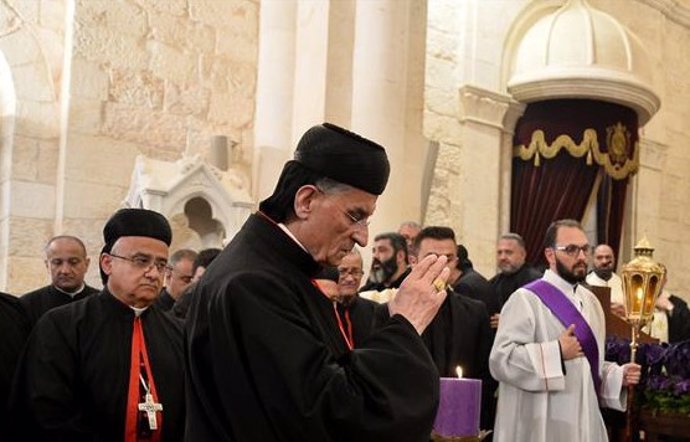 El patriarca de la Iglesia Maronita de Líbano, Béchara Rai