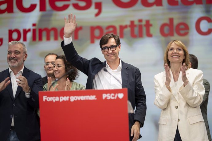 El líder del PSC i candidat del partit a la presidència de la Generalitat, Salvador Illa 