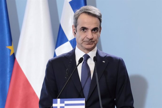 Archivo - El primer ministro de Grecia, Kyriakos Mitsotakis