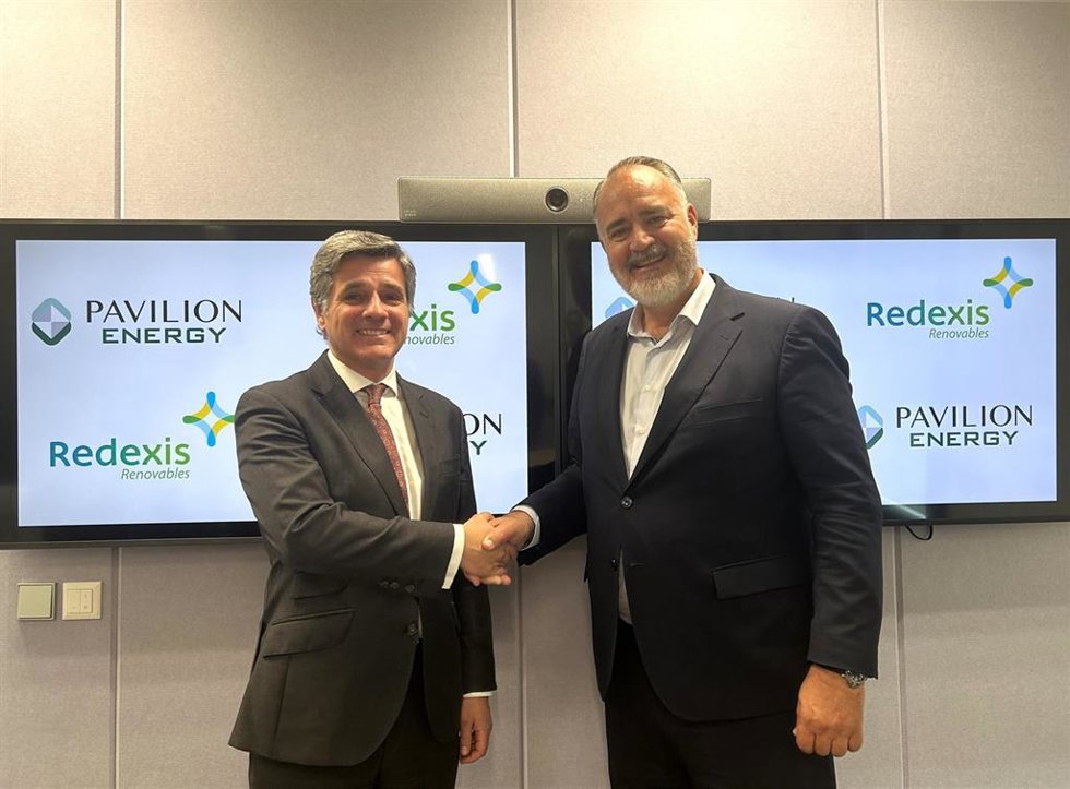 José Simón, director general de Pavilion Energy en Europa y Miguel Mayrata, director de Redexis Renovables