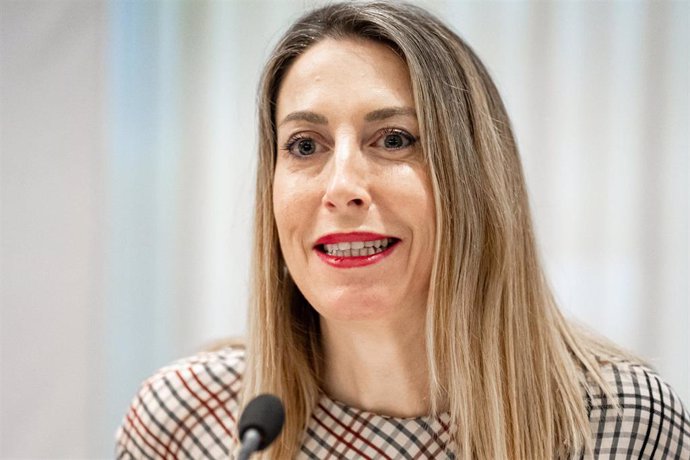 Archivo - La presidenta de la Junta de Extremadura, María Guardiola