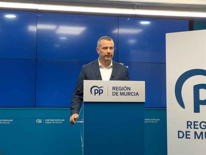 El vicesecretario de Organización, Comunicación y Electoral del PPRM, Joaquín Segado