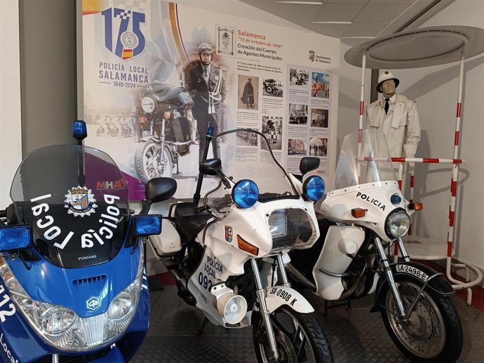 Vehículos clásicos de la Policía Local de Salamanca