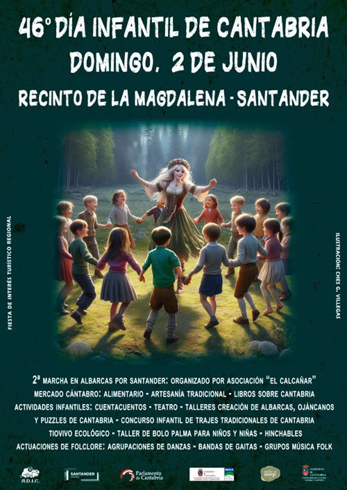 El Día Infantil de Cantabria será el 2 de junio y rendirá homenaje a Paco Quevedo