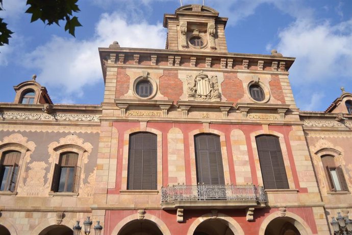 Archivo - Fachada del Parlament de Catalunya.