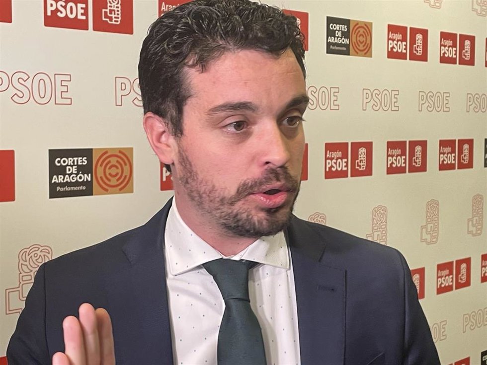 El secretario de Organización del PSOE Aragón, Darío Villagrasa.