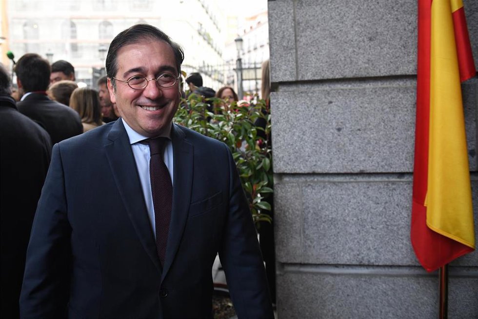 Archivo - El ministro de Asuntos Exteriores de España, José Manuel Albares, a su llegada a la Solemne Sesión de Apertura de las Cortes Generales de la XV Legislatura, en el Congreso de los Diputados, a 29 de noviembre de 2023, en Madrid (España). El Rey