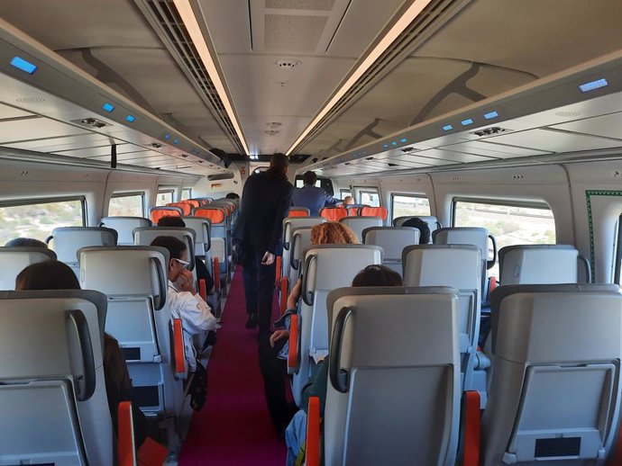 Interior de un tren 