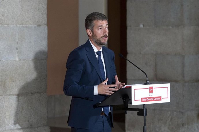 Archivo - El consejero de Presidencia, Justicia y Administración Local y portavoz del Gobierno regional, Miguel Ángel García Martín. Archivo.