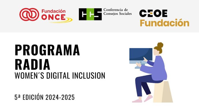 Las alumnas de FP superior podrán presentarse al Programa RADIA de formación tecnológica para mujeres con discapacidad