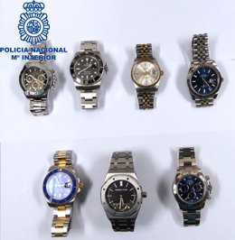 Relojes de alta gama robados en Ibiza.