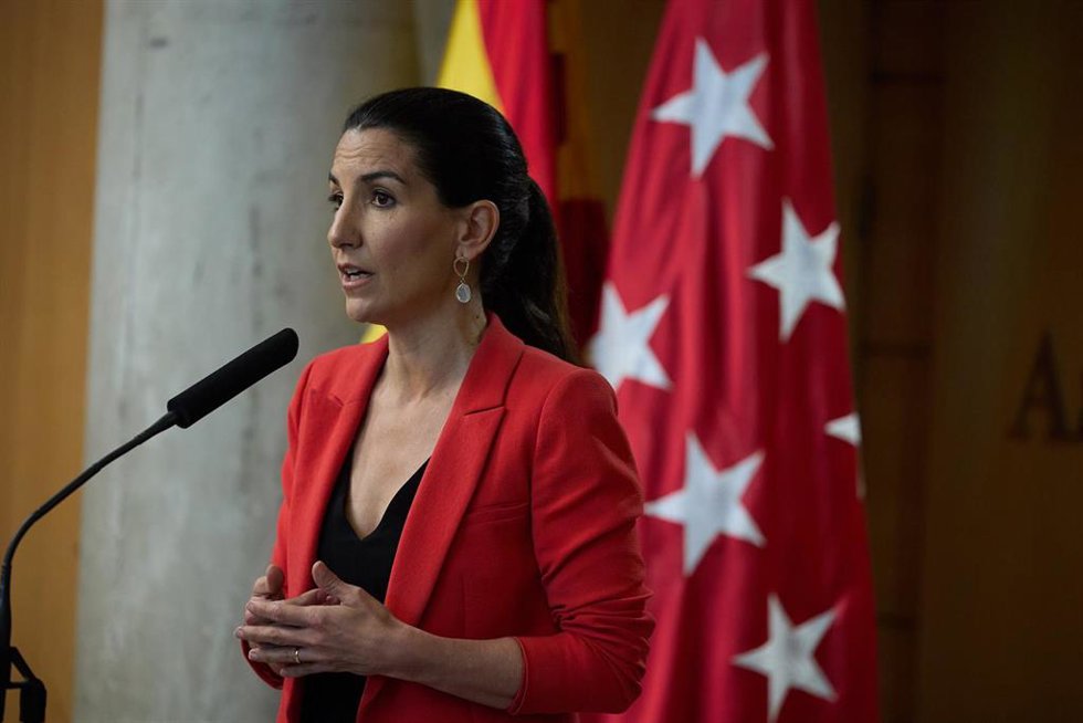 La portavoz de VOX en la Asamblea de Madrid, Rocío Monasterio.