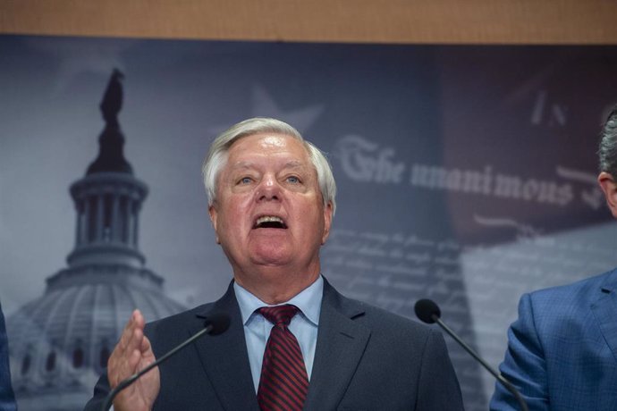 El senador estadounidense Lindsey Graham, miembro del Partido Republicano (archivo)