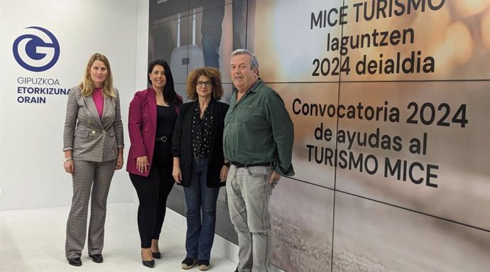 Presentación de la convocatoria de ayudas para fomentar la actividad turística MICE en Gipuzkoa