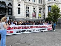 CCOO y UGT Madrid reclaman "más medidas preventivas y más control" ante el "aumento de muertes" en accidentes laborales
