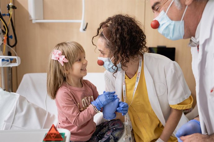 Archivo - Arxiu - Pallassos d'hospital de tota Espanya creen una Federació per a reivindicar la integració professional de l'humor en l'atenció sanitària