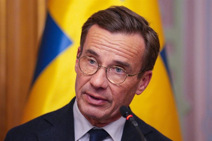 Archivo - El primer ministro sueco, Ulf Kristersson.