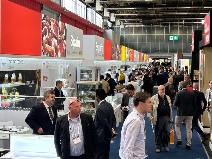 Empresas españolas de alimentación y bebidas en una feria