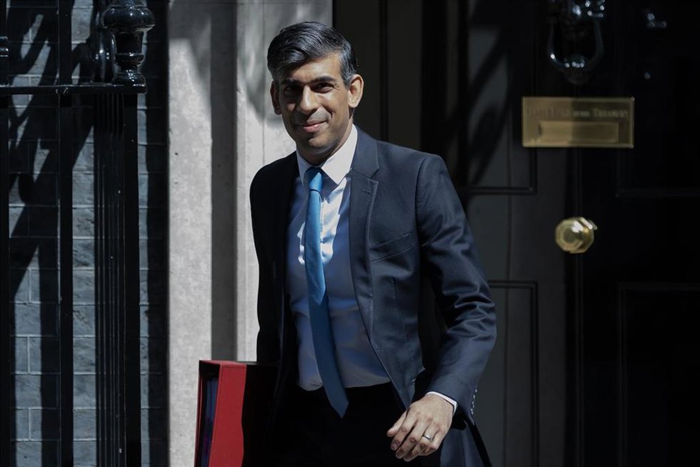 El primer ministro británico, Rishi Sunak.