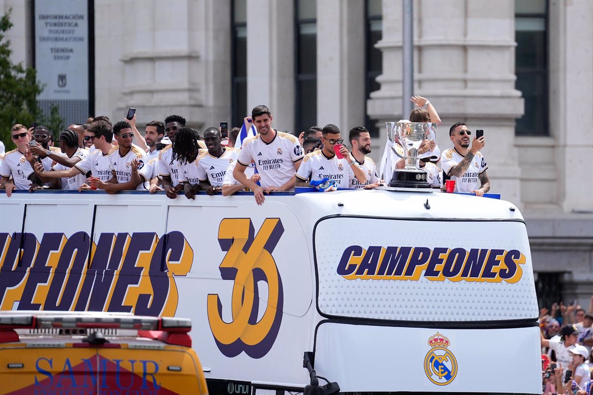El campeón quiere trasladar su fiesta al Bernabéu