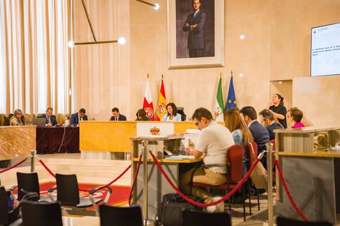 Pleno del Ayuntamiento de Almería.