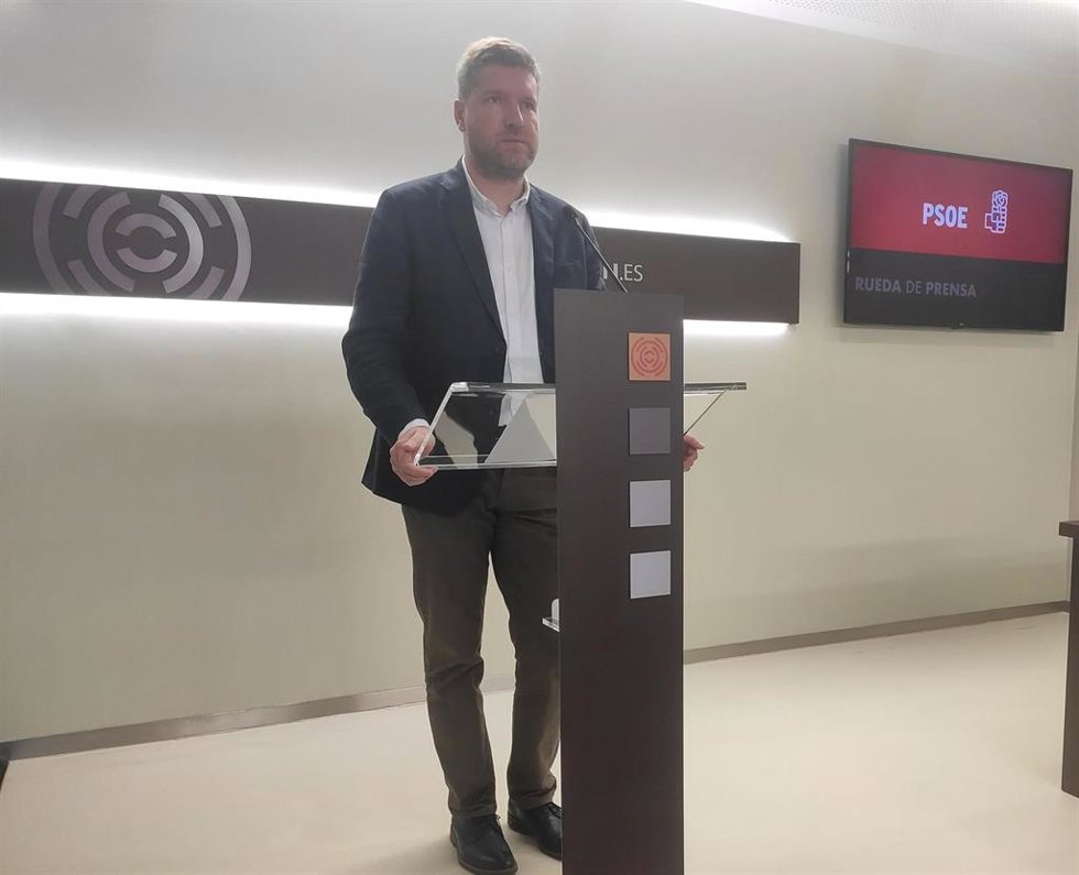 Archivo - El diputado del PSOE en las Cortes de Aragón Marcel Iglesias.