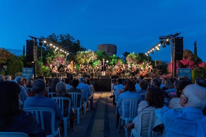 Un concierto del Festival Primavera de Córdoba en el Alcázar de los Reyes Cristianos.