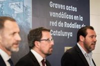 Puente ve "anormalmente altos" los actos vandálicos en Rodalies: el 52% del total en España