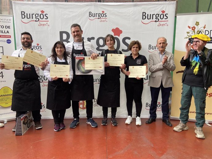 Ganadores del II Campeonato de Tortilla de Patatas Provincia de Burgos.