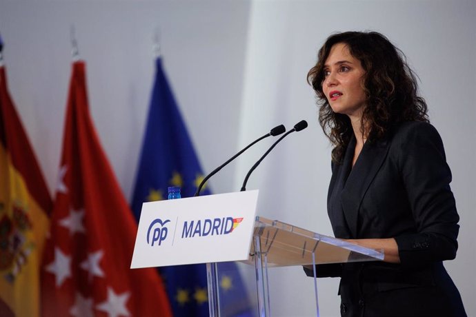 La presidenta de la Comunidad de Madrid, Isabel Díaz Ayuso.