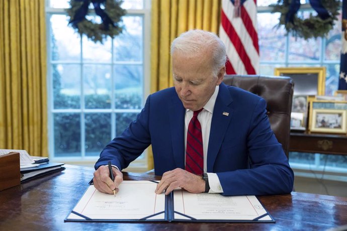 Archivo - Imagen de archivo del presidente de EEUU, Joe Biden