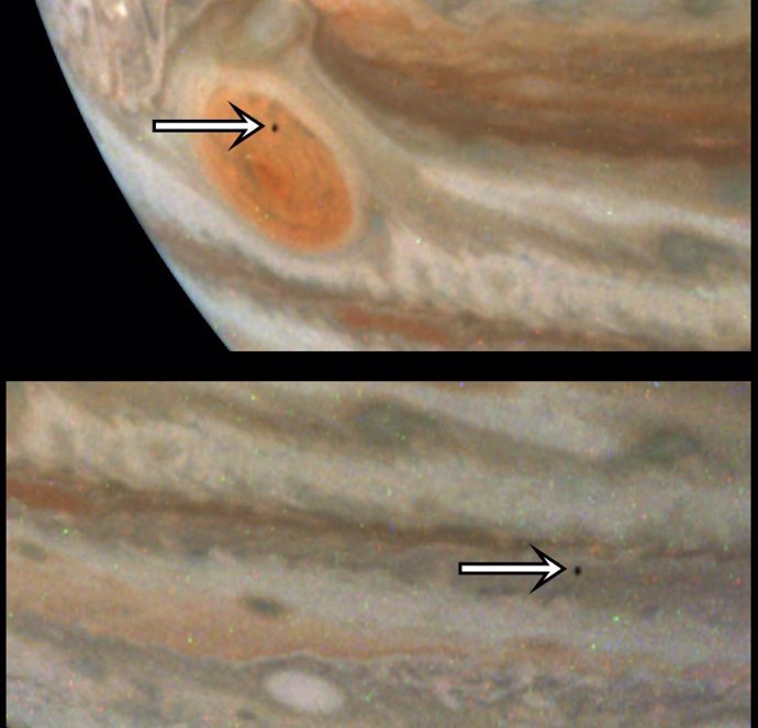 La misión Juno de la NASA capturó estas vistas de Júpiter durante su 59º sobrevuelo cercano al planeta gigante el 7 de marzo de 2024.