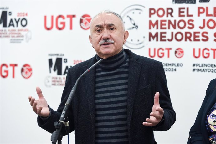 El secretario general de UGT, Pepe Álvarez
