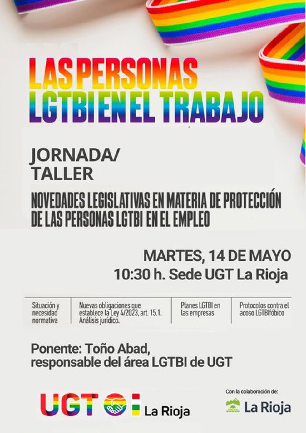 Jornada desarrollada en UGT