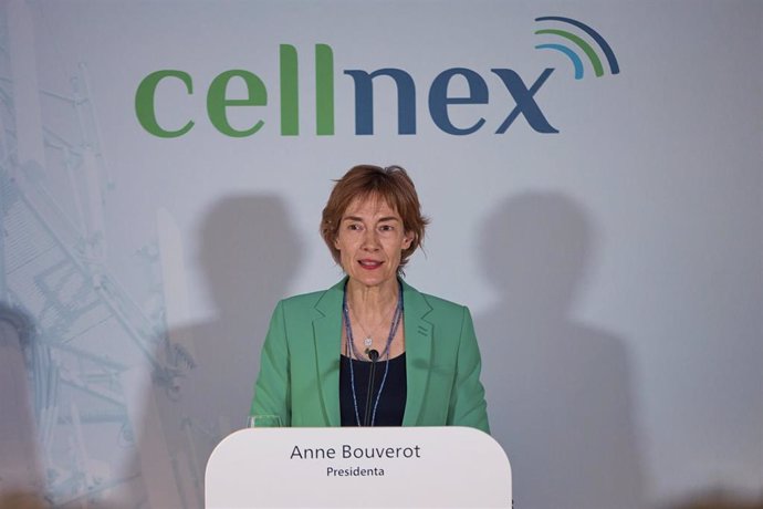 Archivo - La presidenta de Cellnex, Anne Bouverot.