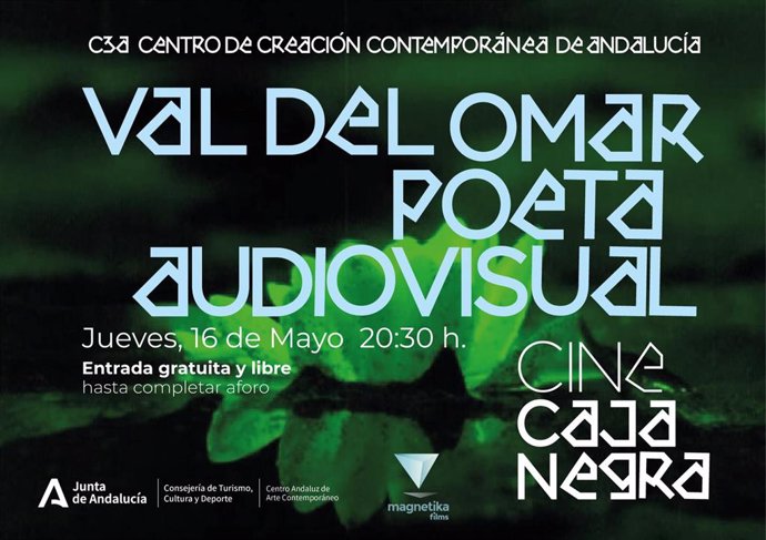 Imagen promocional de la proyección en el C3A del documental 'Val del Omar, poeta audiovisual'.