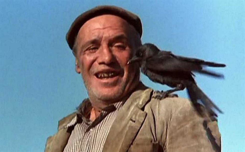 Paco Rabal en "Los santos inocentes"