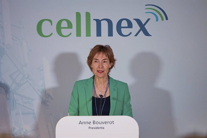 Archivo - La presidenta de Cellnex, Anne Bouverot