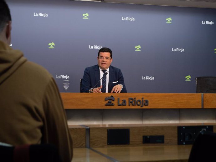 El portavoz del Gobierno de La Rioja, Alfonso Domínguez