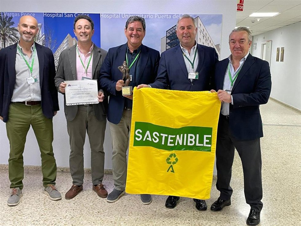 Integrantes del proyecto 'Gestión Textil SAStenible' del Hospital de Cádiz.