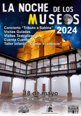 Cartel de la Noche de los Museos de Ciudad Real.