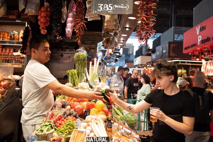 Archivo - Imatge del mercat de la Boqueria