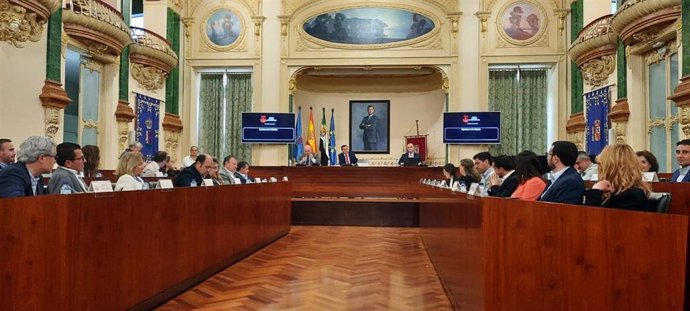 Pleno extraordinario de la Diputación de Badajoz