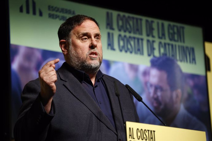 El presidente de ERC, Oriol Junqueras