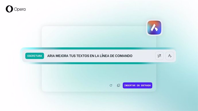 El nuevo modo de escritura de Aria, en Opera One.